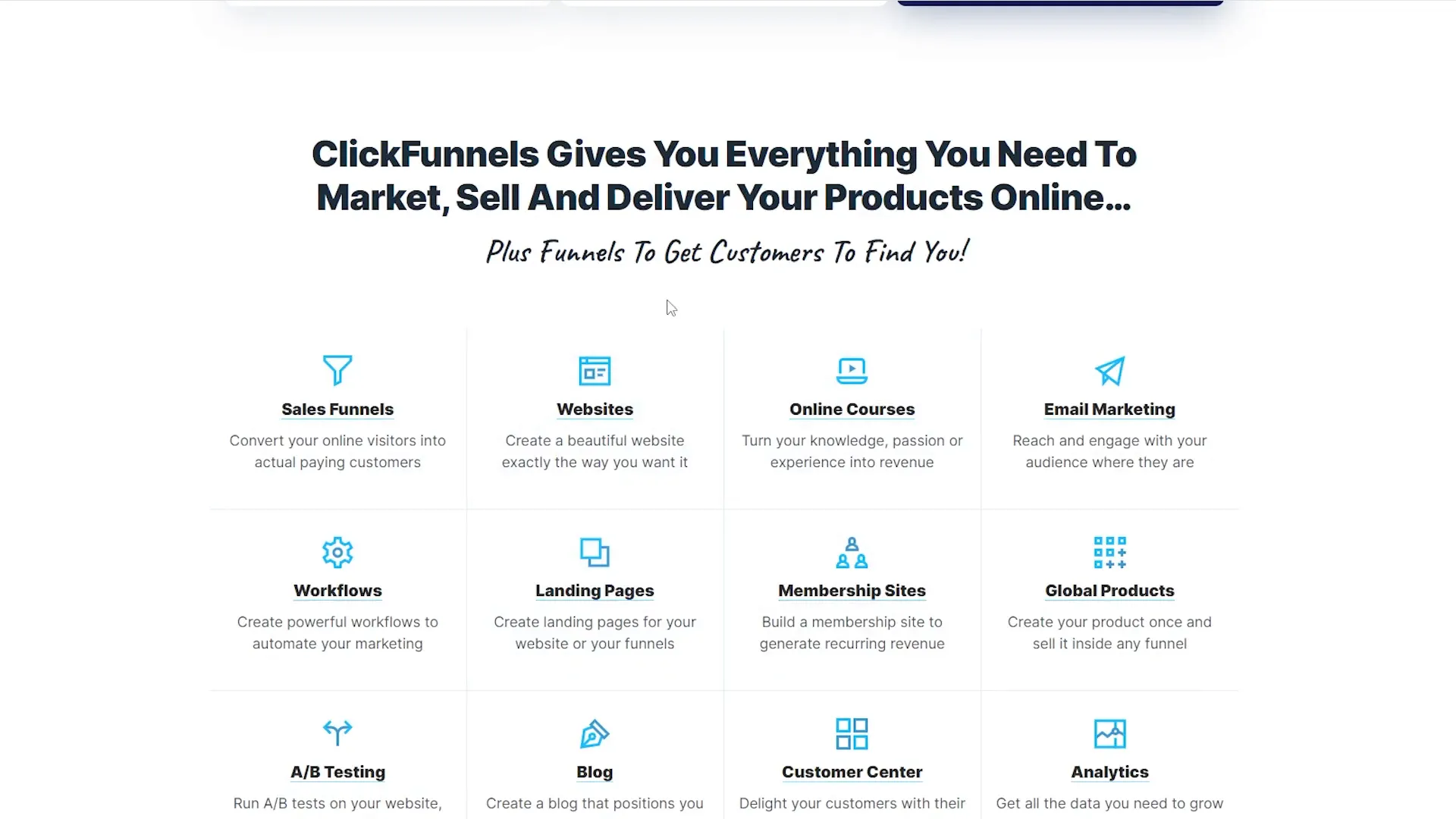 Features of ClickFunnels