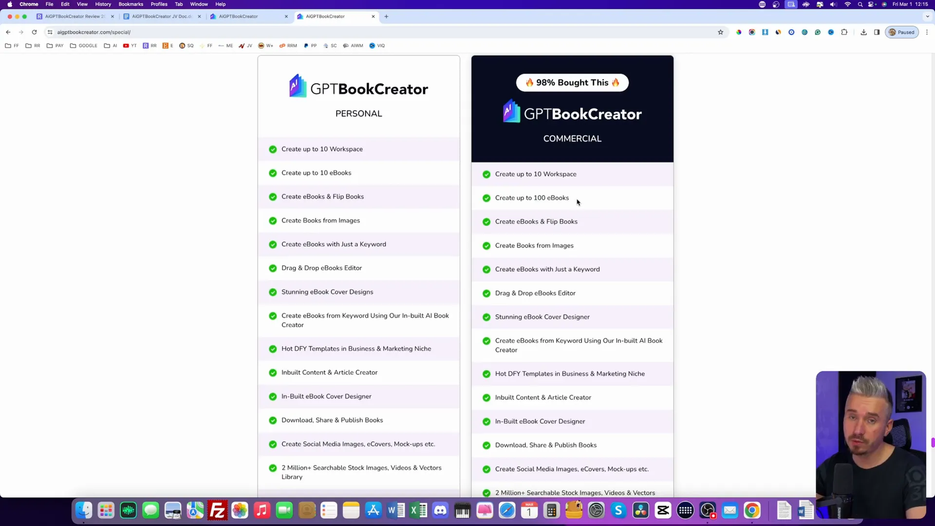 Pricing and upsell options