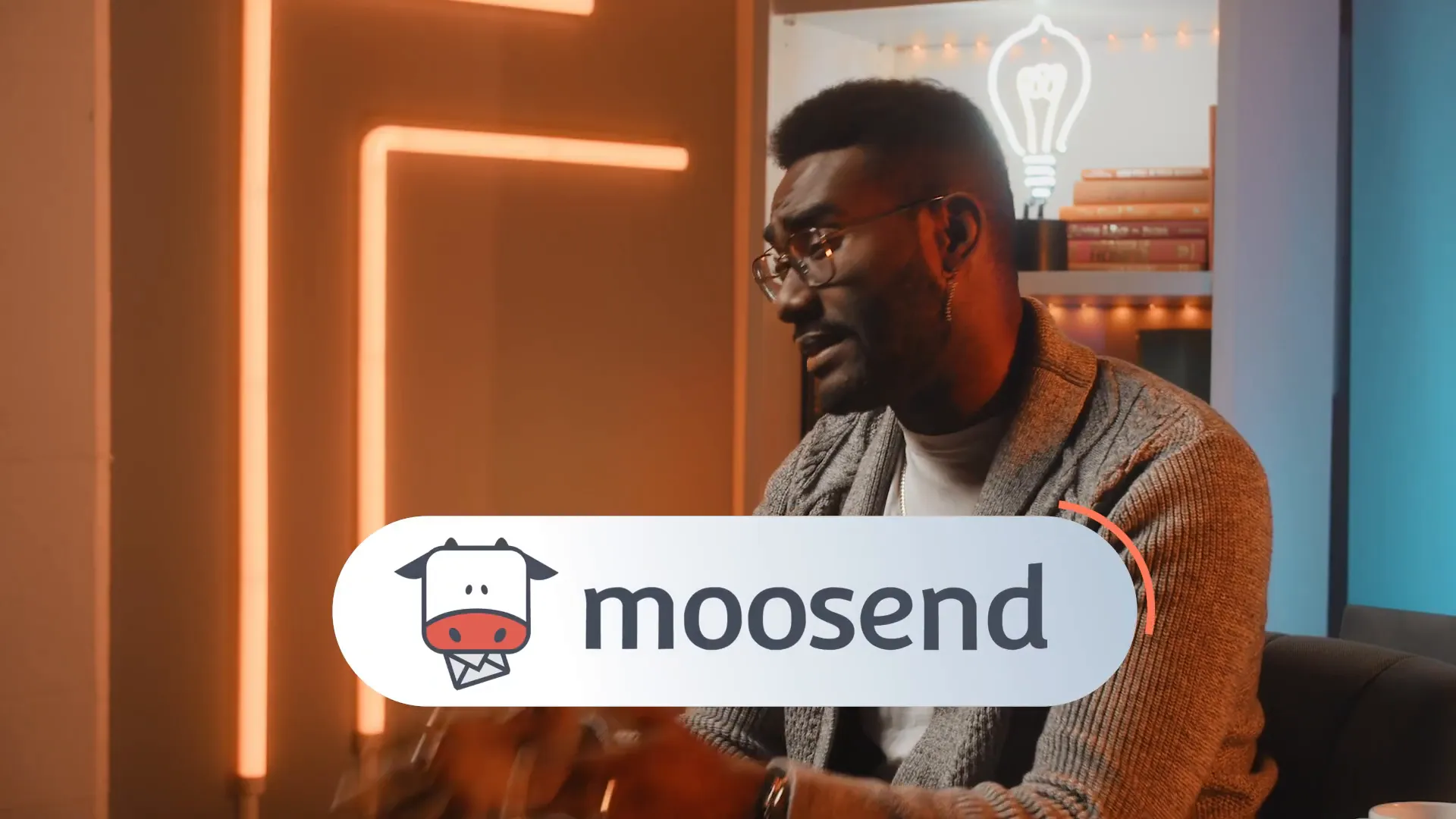 Moosend email designer showcasing its template options