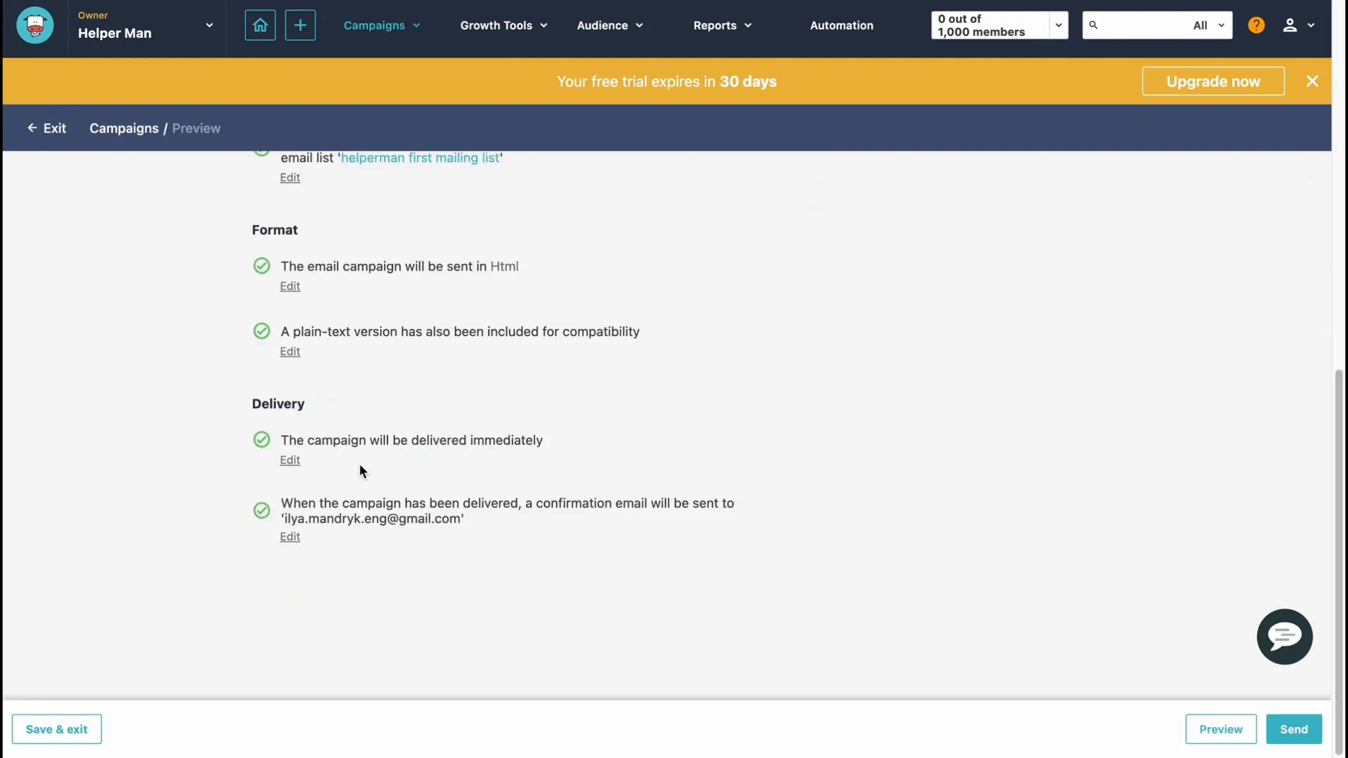 Audience segmentation in Moosend