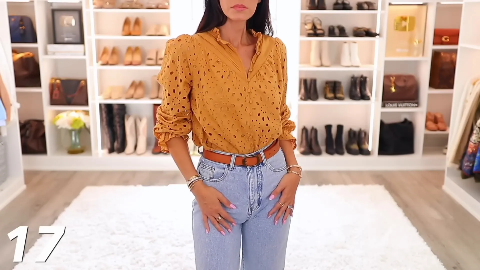 Eyelet Cutout Top