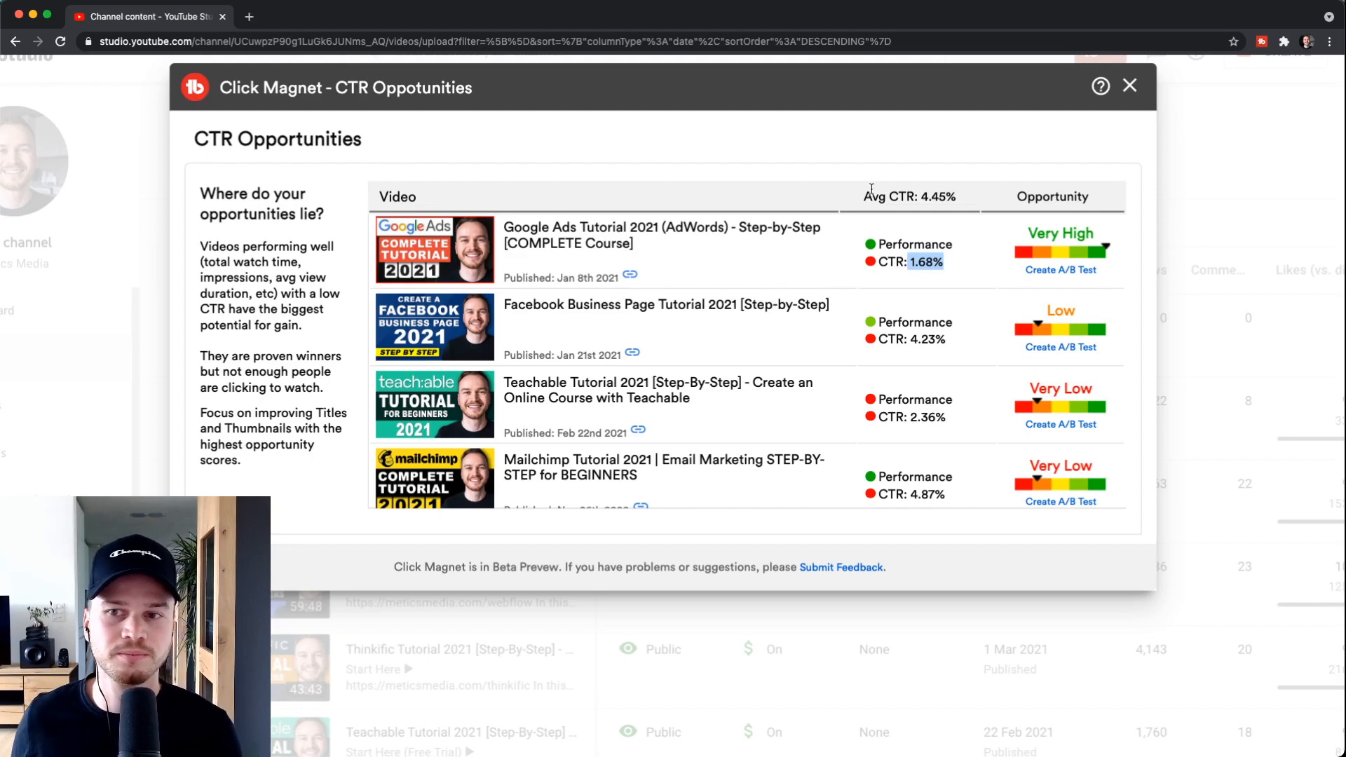 A/B Testing Thumbnails